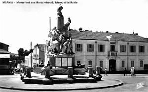 Marnia - Monuments aux Morts Heros du Maroc et la Mairie